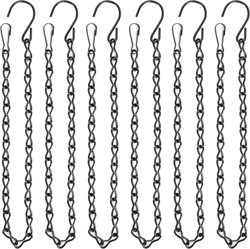 VRSS Hanging Chains for Hanging Planter Basket Bird Feeder Lanterns Ornaments Wind Chimes Billboards DIY Crafts (19 inch 6pcs) - Image 1